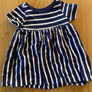 💛 5/$25 Old Navy Striped Casual Dress 0-3 month